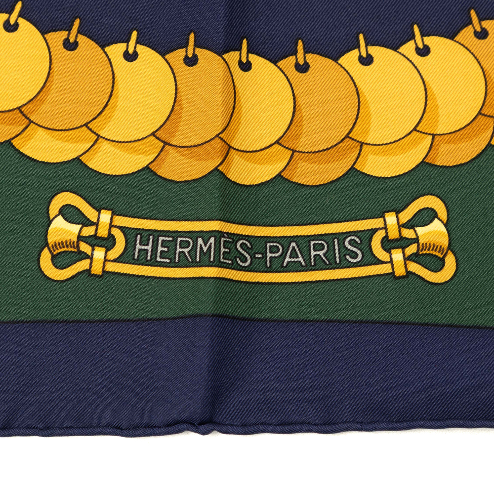 Pre-Loved Hermes Kosmima Silk Scarf 90 - Picture 3 of 7